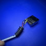 The blob of solder on the pin let me know where the wire had broken off from