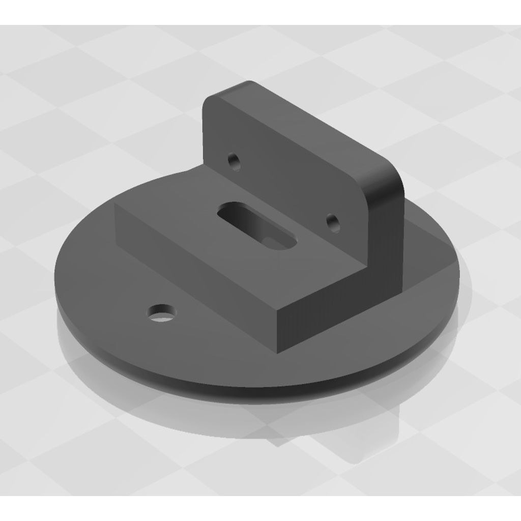 The mount I 3D printed