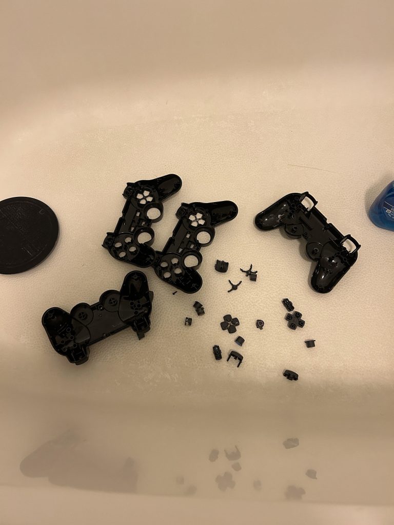 Washing the controllers too