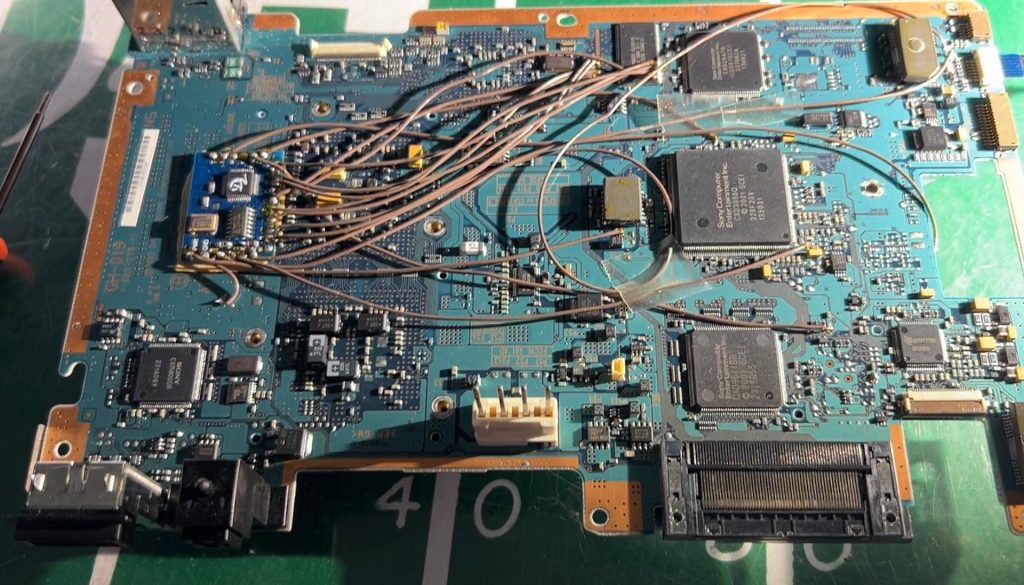 Modchipped board