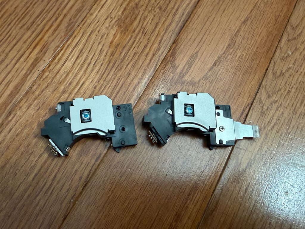 Lasers side by side