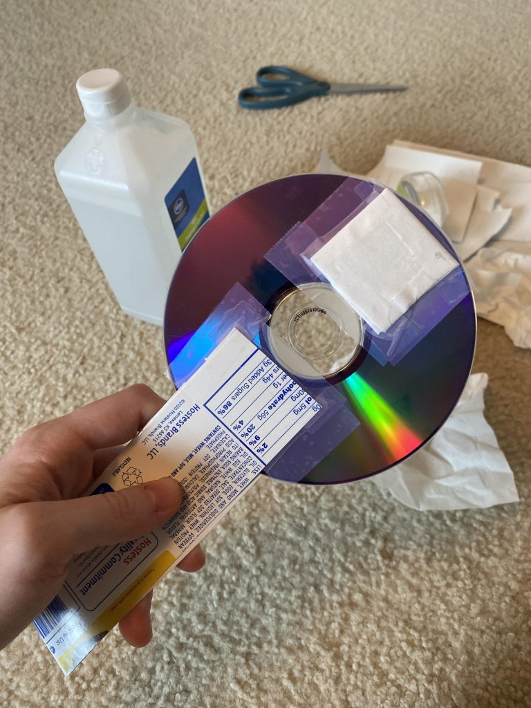 Cleaning the disc drive