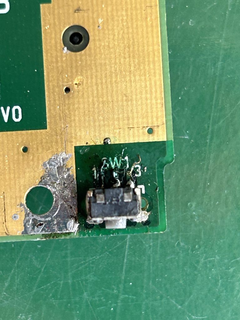 Replaced button